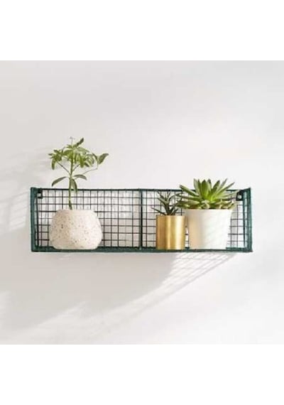 Metal Mutaf Banyo Duvar Rafı 2 'Li Set Wd-101 Siyah