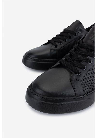 Valmenti Erkek Hakiki Deri Siyah Sneakers & Spor Ayakkabı 1163 2027 Erk Ayk Sk25-26 Sıyah Dr Siyah