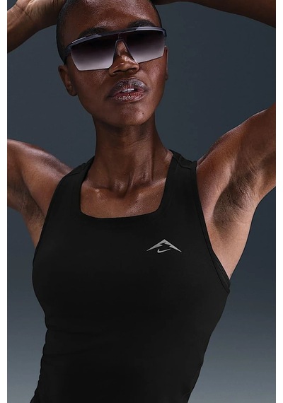 Nike Dri Fit Adv Trail Womens Tank Kadın Koşu Antreman Atleti Siyah