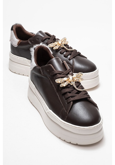 Luvishoes Luvi Shoes Laren Kahverengi Cilt Hakiki Deri Tokalı Kadın Günlük Spor Ayakkabı Kahverengi Luvishoes Luvi Shoes Laren Kahverengi Cilt Hakiki Deri Tokalı Kadın Günlük Spor Ayakkabı Kahverengi
