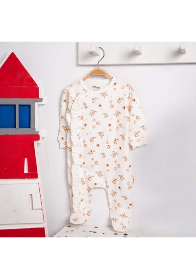 Tiffany Baby & Kids Tiffany Baby Apricot Theme Patikli Bebek Tulumu 2455040 Ekru