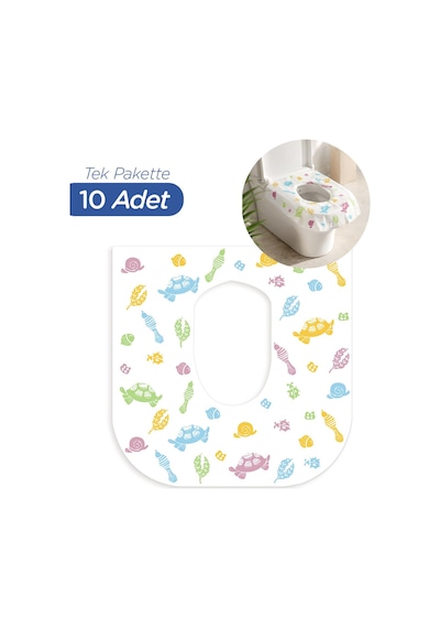 Wee Baby Kullan At Klozet Örtüsü 10'lu Beyaz