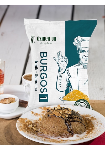 Özmen Un Burgos 1 Numara İrmik Semolina 25 Kg