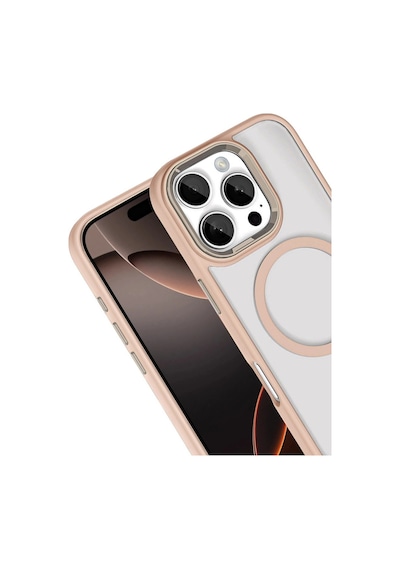Joko Apple iPhone Uyumlu 16 Pro Max Terea Magsafe Kapak - Gold Çr