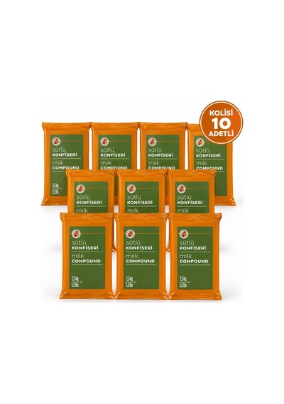 Altınmarka Sütlü Konfiseri 2,5 Kg X 10 Adet