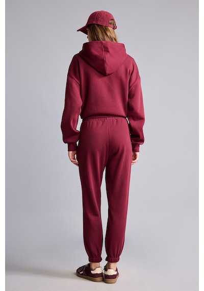 Defacto Okula Dönüş Jogger Fıt Basıc Düz Kalın Sweatshirt Kumaşı Pantolon F9622ax26wnbr115 Bordo-br115