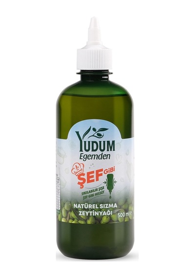 2 Adet Yudum Egemden Şef Gibi Yumuşak Sızma Zeytinyağı 500 Ml