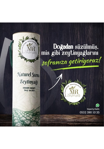 Mr Premium Erken Hasat Naturel Sızma Zeytinyağı 750 ML