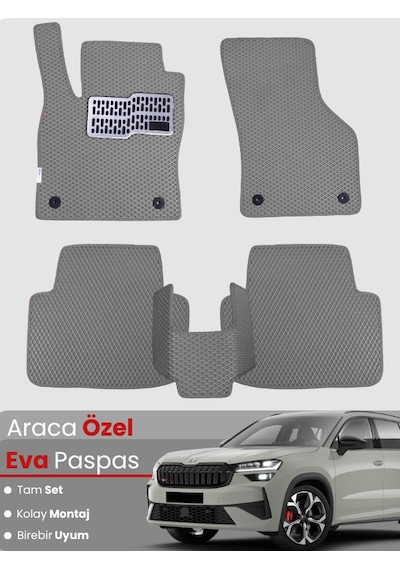 Skoda Kodiaq 2024-2025 Uyumlu Eva Paspas Tam Set Oto Paspas,araca Özel,kolay Montaj 467