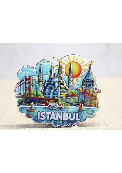 Ahşap İstanbul Temalı Magnet Alk4600 Standart
