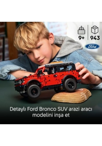 Stem Odaklı Ford Bronco Suv Model Araba, 9+ Yaş İçin Eğitici Tasarım