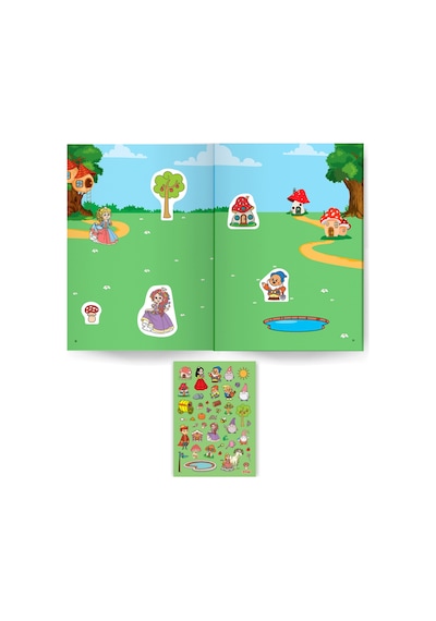 500+ Sticker Kitabım Prensesler