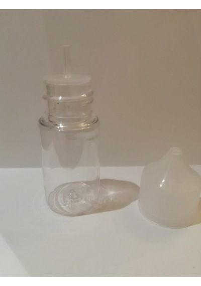 30ml Şeffaf Gorilla Şişe Beyaz Kapak, Plastik Şişe, Boş Şişe, Likit Şişesi, 100 Adet Şeffaf