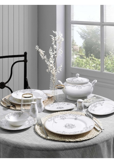 Pierre Cardin 60 Parça 12 Kişilik Yemek Takımı Lauren