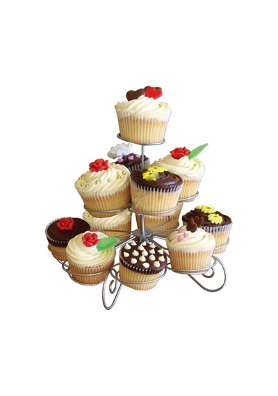Metal Cupcake Standı 3 Katlı / 13'Lü Kek Standı