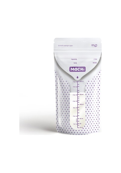 Mey İthalat Mochi Anne Sütü Saklama Poşeti 25 Adet 200 Ml