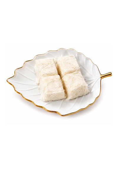 Beyaz Elmas Sade Pişmaniye 250 Gr - %100 Doğal Pancar Şekerinden Üretilmiştir - Geleneksel Türk Pişmaniyesi - Tel Helva