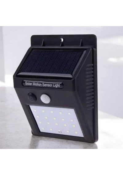 Solar Panel Güneş Enerjili 20 Led Hareket Sensörlü Duvar Lambası