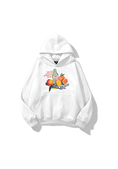Startmore Kadın Vacation Time Sweatshirt Beyaz Beyaz