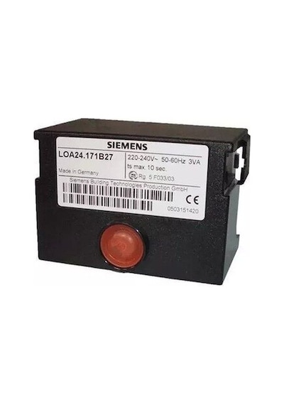 Siemens Uyumlu LOA24.171B27 Brülör Otomatiği 220-240V 50-60Hz 3VA tsmax.10s
