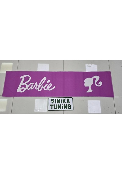 Barbie Pembe Otomobil Torpido Havlusu Göğüs Halısı Üniversal Yıkanabilir Her Araca Uyumlu