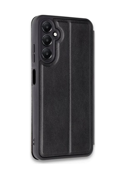 Newface Samsung Uyumlu Galaxy A05s Kılıf Flip Cover - Siyah - Özel Seri 8683140759322