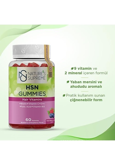 Hsn Gummies 60 Çiğnenebilir Form 0.75 LT - 2.5 LT - 12 KG