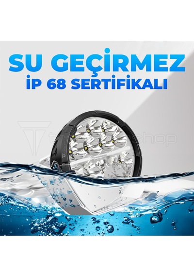 Ranger 6.5'' Angellı 60w 14 Led Turuncu Beyaz Drl Mercek Far