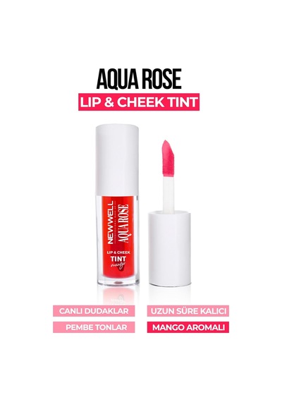 Tr Aqua Rose Lip &amp Cheek Tint Mango Aromalı 6 Ml, T1192