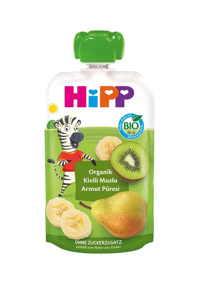 Hipp Organik Kivili Muzlu Armut Püresi 100 G - 8 Adet Tarı