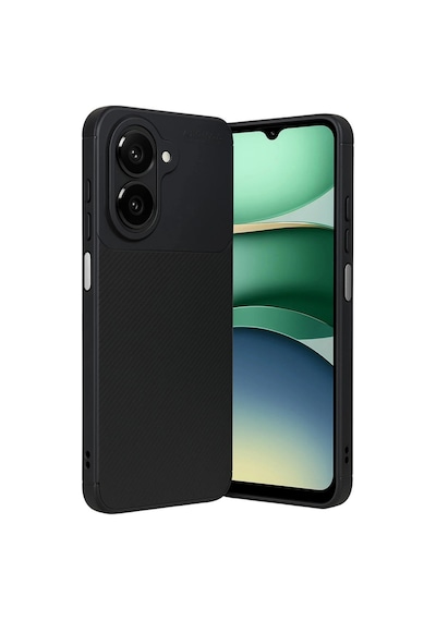 Samsung Galaxy Uyumlu A07 4g Auto Focus Karbon Kapak - Siyah İtdark50988