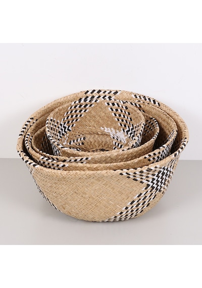 Bozlak 35x30 Cm. L Deniz Sazı Katlanabilir Sepet Mix