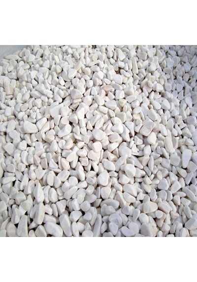 Dekoratif Beyaz Çakıl Taşı Küllük Teraryum Taşı 1650 Gr (411613533)