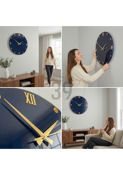 Dekoratif Epoksi Duvar Saati 40 Cm, Lacivert Altın Detaylı, Sessiz Mekanizma, Modern Lüks Ev Dekoru, Yeni Ev Hediyesi Lacivert - Sarı Dekoratif Epoksi Duvar Saati 40 Cm, Lacivert Altın Detaylı, Sessiz Mekanizma, Modern Lüks Ev Dekoru, Yeni Ev Hediyesi Lacivert - Sarı