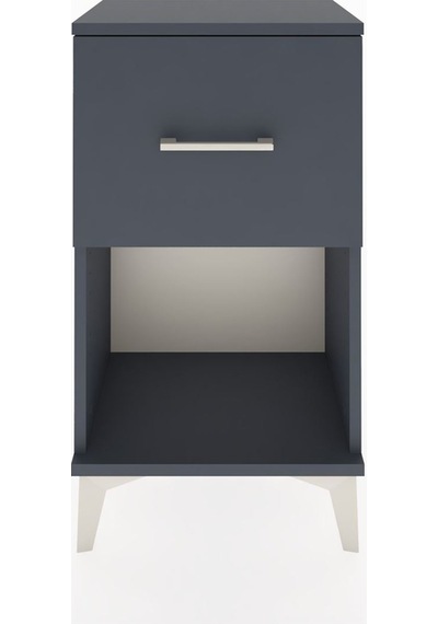 Arges Komodin 2 Çekmeceli 44x30x80 Antrasit-antrasit Antrasit