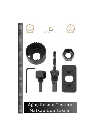 Matkapucutakımı 16 Parça Panç Seti Metal Ahşap Plastik Alüminyum Delme Aparatı Kesme Matkap Ucu Tak