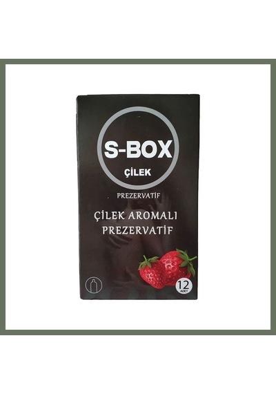 Bezos S-box Çilek Aromalı Prezervatif 12li Bezos1
