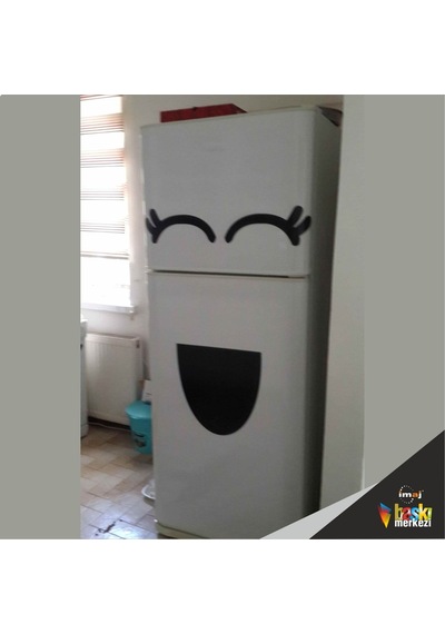 Buzdolabı Ve Bulaşık Makinesi Kapak Sticker Folyo Kaplama Gülücük
