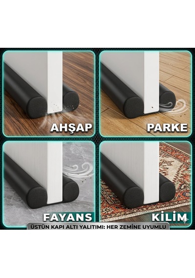 Kapı Altı Rüzgar Önleyici Isı Yalıtım Süngeri Rüzgarlık Stoper Koruması Toz Soğuk Sünger 84 CM