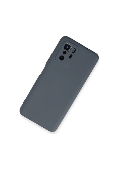 Poco X3 Gt Kılıf Nano İçi Kadife Silikon - Gri İtdark9336