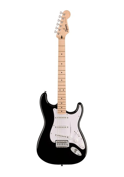 Fender Squier Sonic Stratocaster Black - Maple Elektro Gitar