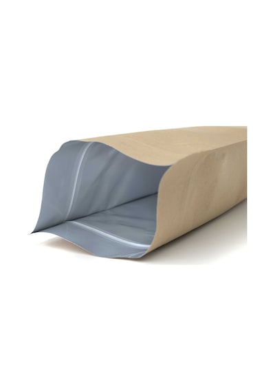 Kraft Alüminyum Kilitli Doypack 110 x 185 x 35 MM 25 Adet
