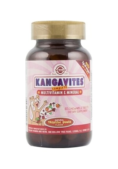 Solgar Kangavites Tropikal Meyve Aromalı 60 Tablet