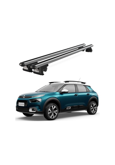 Venüs Citroen C4 Cactus Suv 2014 Ve Sonrası Uyumlu Gri Ara Atkı Port Bagaj Tavan Barı