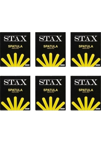 Stax Spatula Sir Ağda Çubuğu 6'lı