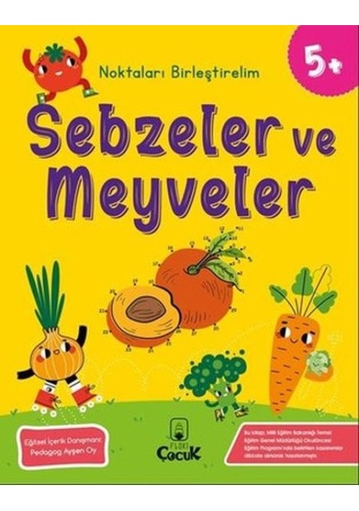 Noktaları Birleştirelim - Sebzeler Ve Meyveler +5 Yaş - Grsy-717273