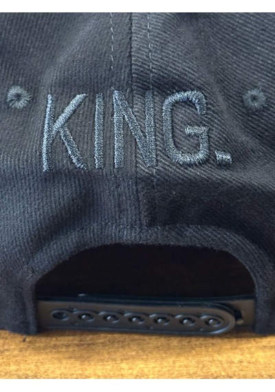 Hamze Kıng Nakışlı Siyah Hip Hop Snapback Rapper Basket Cap Şapka Siyah