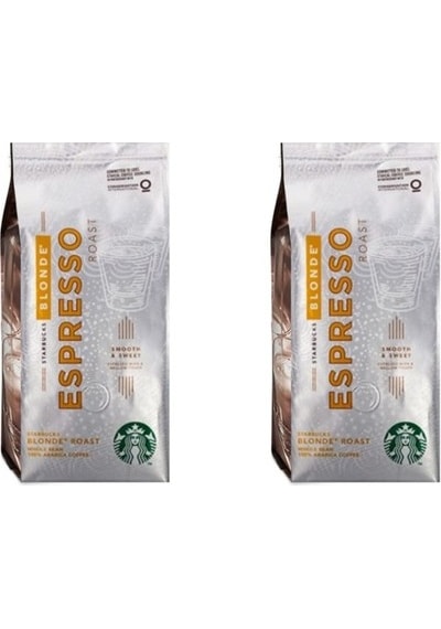 Starbucks Espresso Blonde Roast Hafif İçim Çekirdek Kahve 2 x 250 G