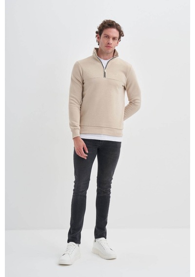 Cazador Erkek Sweatshirt Bej 5618 25ke90000092 E90021 Bej