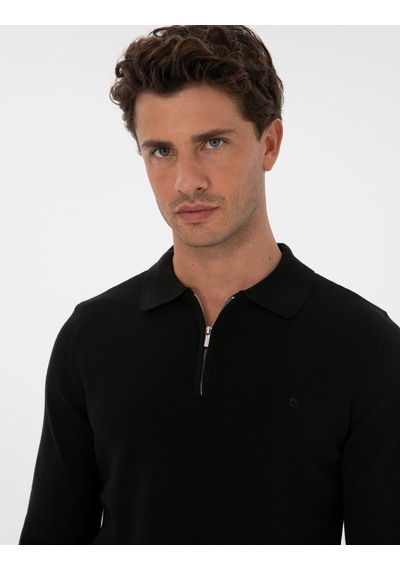 Pierre Cardin Erkek Siyah Kazak /triko 50315406-vr046 Siyah